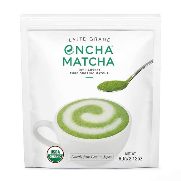 New - Encha Organic Latte Grade Japanese Matcha Green Tea From Uji, Japan (60g) - Picture 5 of 10